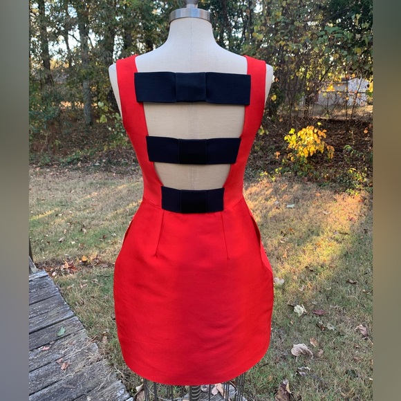 ♠️ Kate Spade ♠️ Fit & Flare, 3-Tier Bow Back Dress - Picture 10 of 16
